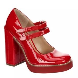 Steve Madden Red Twice Mary Jane shoe